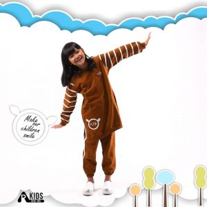 ONE SET BEBY TERRY | Teracotta | Baju Anak | Kualitas Premium | Baju Anak Set | Baju Anak Perempuan