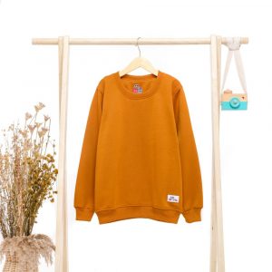 Crewneck Anak Basic Polos Warna Kubus